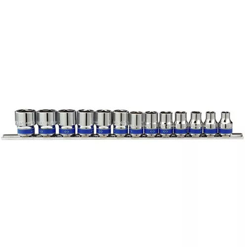 3/8" Drive 13 Piece Socket Set Metric 6 Point
