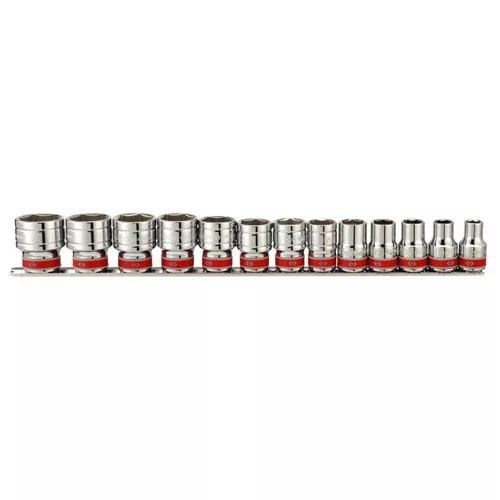 1/2" Drive 13 Piece Socket Set SAE 6 Point