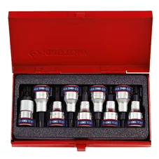 1/2" Drive Torx Head Bit Socket Set 60mml 9 Piece