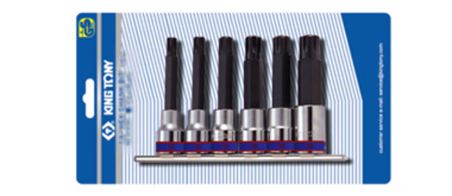1/2" Drive Ribe Bit 6 Piece Socket Set