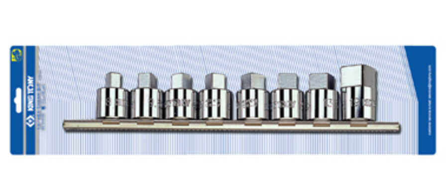 1/2" Drive Square Head 8 Piece Socket Set 4 Point