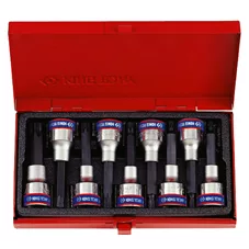 1/2" Drive Torx Head Bit 9 Piece Star Socket Set