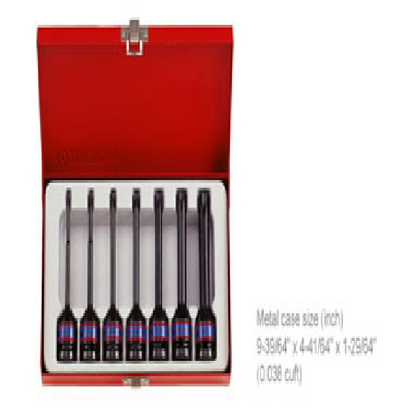 1/2" Drive Impact Bit 7 Piece Torx Socket Set