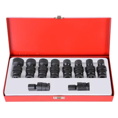 1/2" Drive Impact 10 Piece SAE Universal SAE Socket Set 6 Point