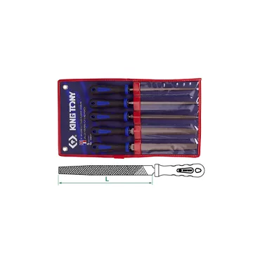 10" Second Cut 5" Files w/ Handle
