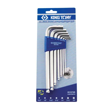 Ball Hex 7 Piece SAE Key Set