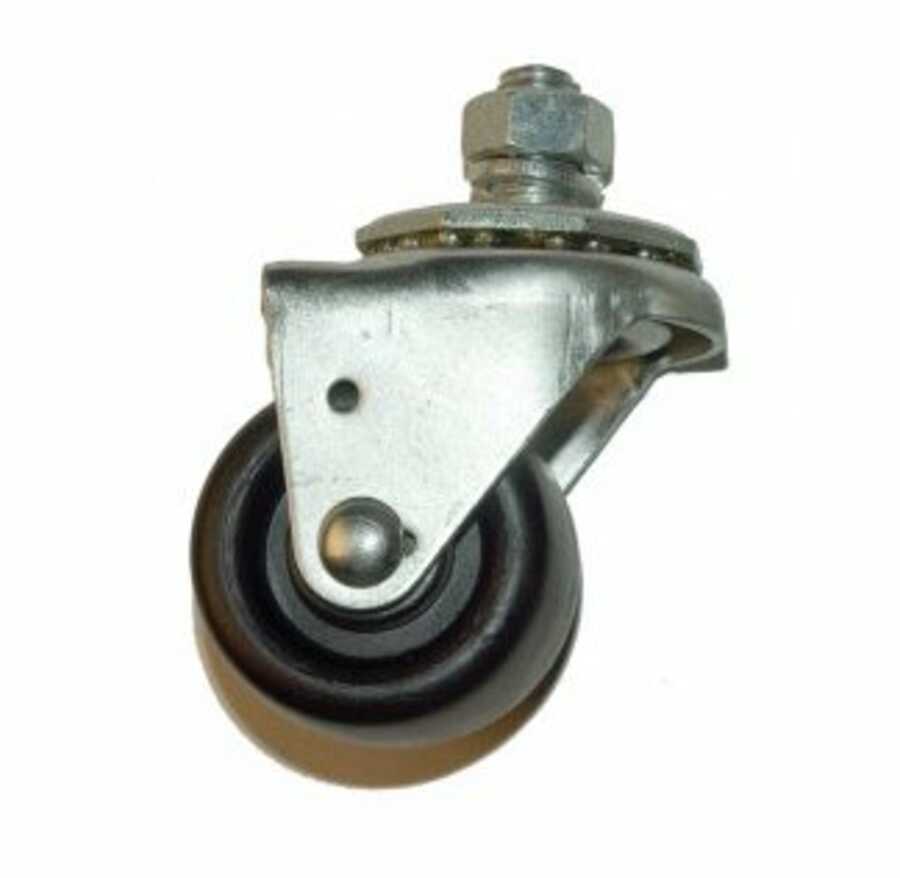 Stud Mount Swivel Polyolefin Caster 2 Inch 375# Capacity