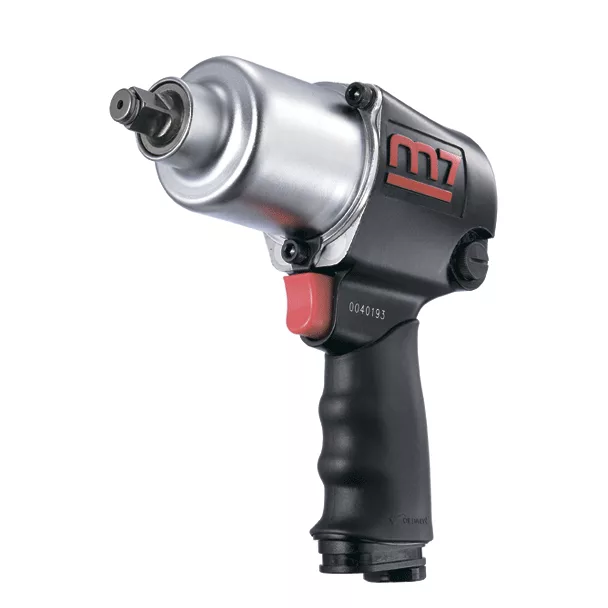M7 1/2" Drive Air Impact Wrench, Twin Hammer, 400 ft-lb, 7000 rp