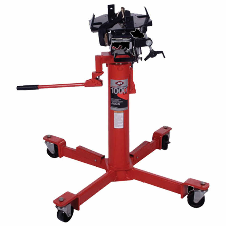 Air Hydraulic Telescopic Transmission Jack 2 Stage 1000 Lb Capac