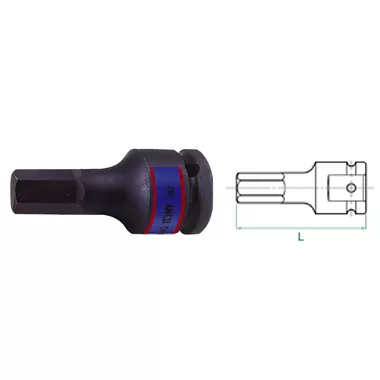 3/4" Drive Impact 24mm Hex Bit Socket Metric