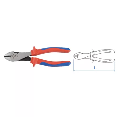 7" Insulated Diagonal Cutting Pliers (Heavy Duty)