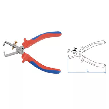 6-1/4" Insulated Wire Strippng Pliers