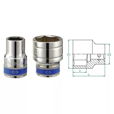 3/4" Drive 48mm Metric Socket 6 Point