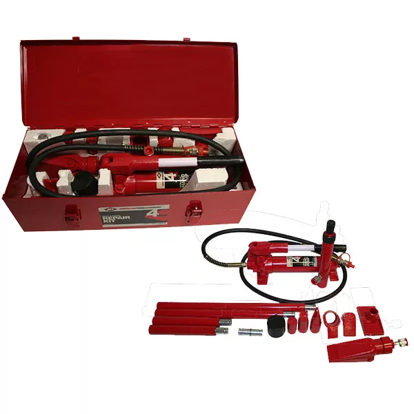 Body & Frame Collision Repair Kit 4 Ton w Metal Case