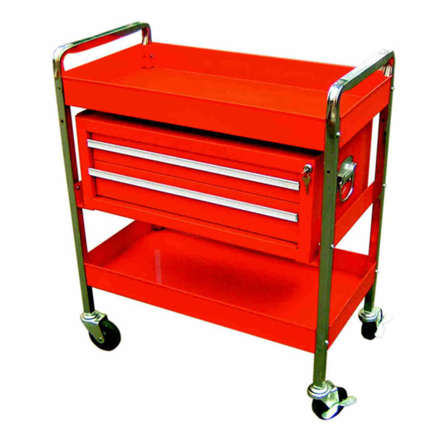 Service Cart w Tool Box Tubular Frame