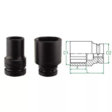 1" Drive Impact 58mm Socket 6 Point 1" Drive Impact 58mm Socket 6 Point
