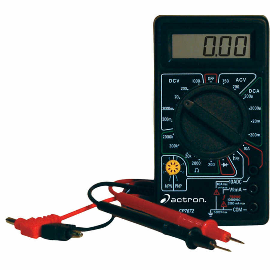 ESI 380 Digital MultiMeter w/ Holster 20 Test Ranges 10meg Ohm Impedance ESI380 