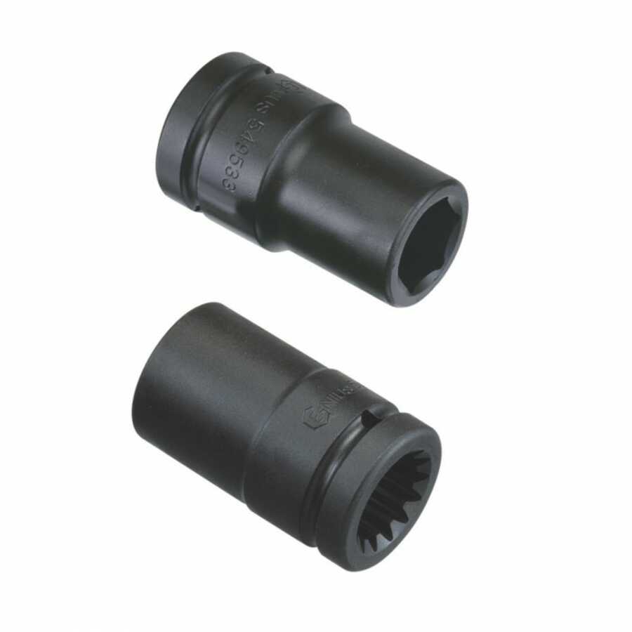 #5 Spline Drive 1-1/4" Deep Thin Wall Impact Socket