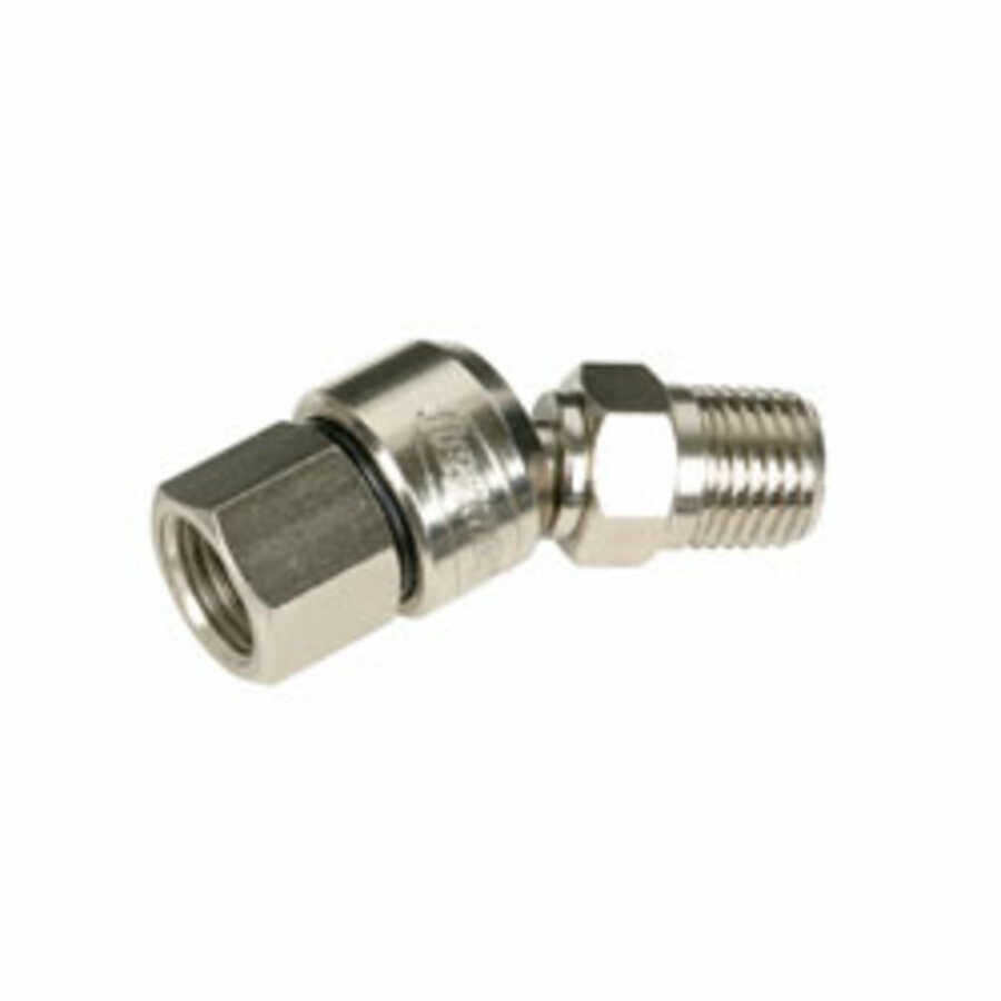 1/4 Inch MNPT x 1/4 Inch FNPT Ball Swivel, Legacy Manufacturing