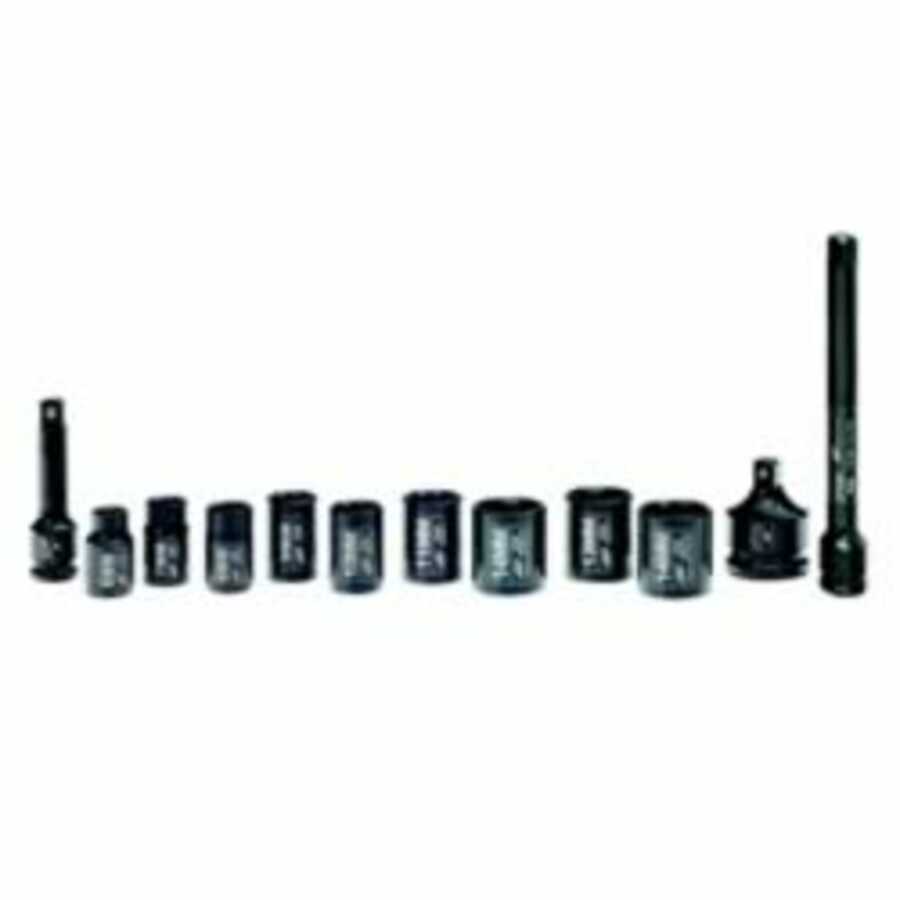 1/4" Drive Impact Metric Socket Set 12 Piece