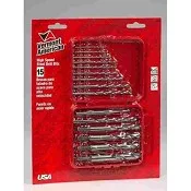 1524D 15Pc Hss 1/4" Shank Drill Set