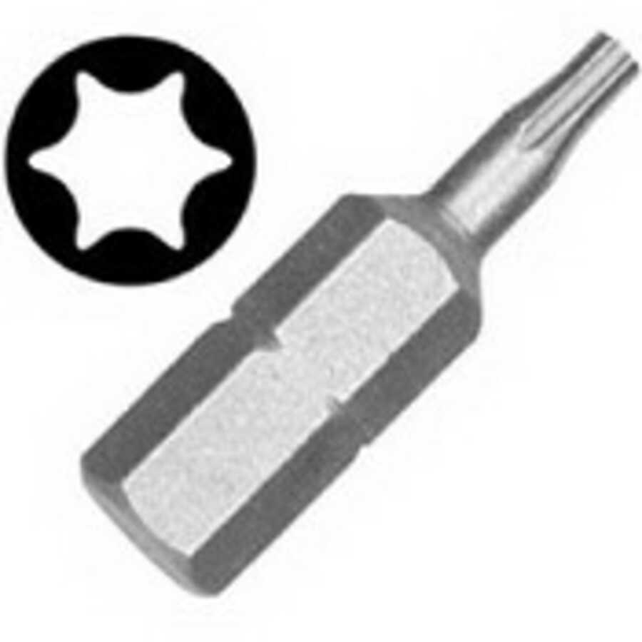 Type Torx Size TX40 with 1" Length Extra Hard Screwdriver Bit, 2