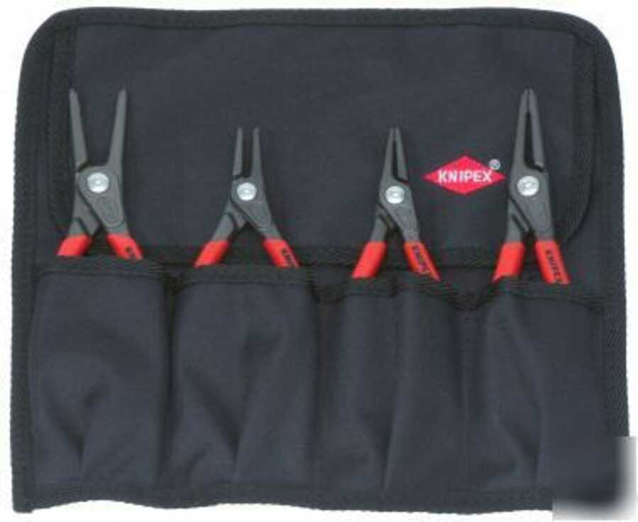 Knipex 001957 4 Piece Circlip Retaining Ring Pliers Set