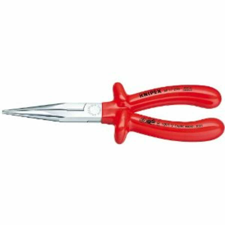 8" Long Nose Pliers with Cutter, 1000 Volt Rated