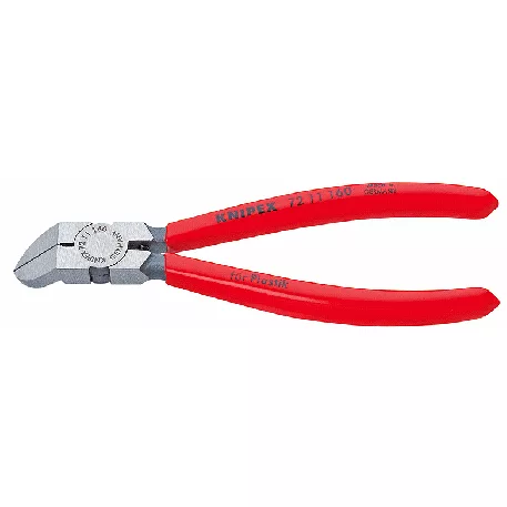 6-1/4" Diagonal Cutters for Plastics, Polished, 45-deg.
