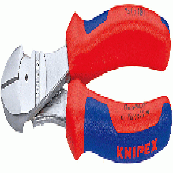 6-1/4" High Leverage Diag. Cutters, Comfort Grip, Chrome Plated