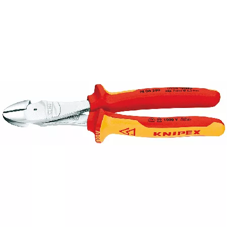 8" Hi-Leverage Diag. Cutters, Chrome Plated