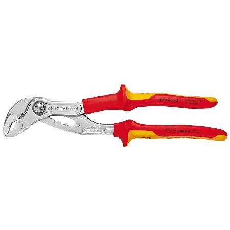 10" COBRA VDE Hightech Water Pump Pliers, 1000V Insulated