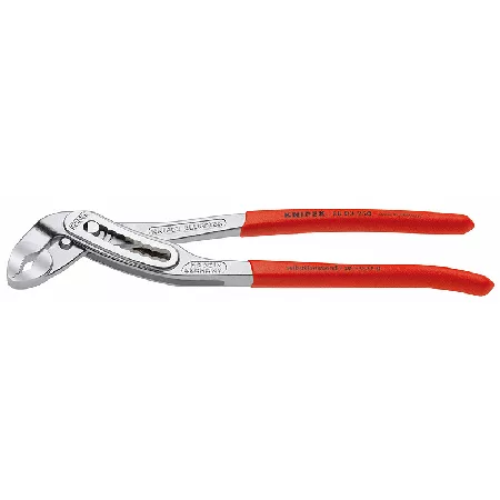 12" Alligator Water Pump Pliers, Chrome Plated, Plastic Grip