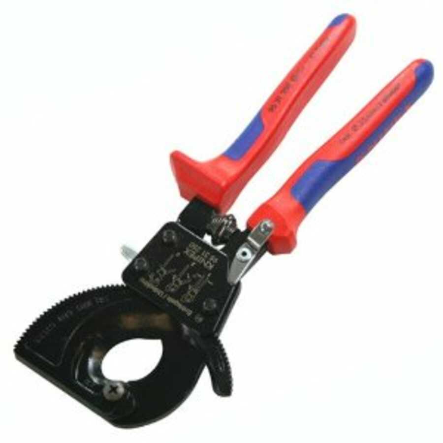 Knipex 9536250 Insulated Ratchet Action 10-Inch Cable Cutter Tool 