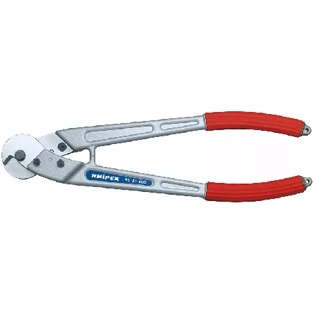 23-1/2" Wire Rope & Cable Cutter, Polished Head, Plastic Grip