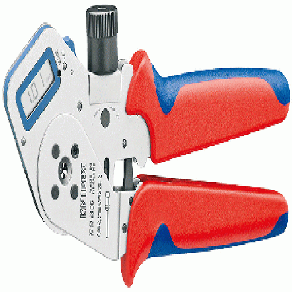 7-3/4" Digital 4-Mandrel Turned Contact Crimping Pliers w/Locato