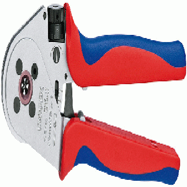 9" 4-Mandrel Crimping Pliers w/Locator & Case, 0.14-6.0mm