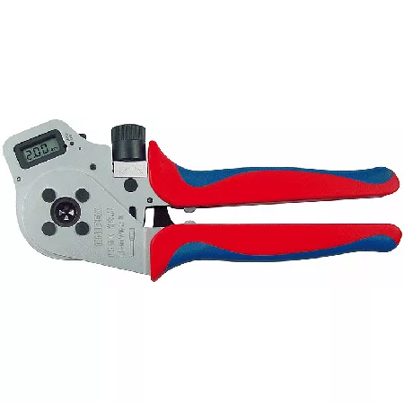 10" Digital 4-Mandrel Crimping Pliers w/Case, 0.14-6.0mm