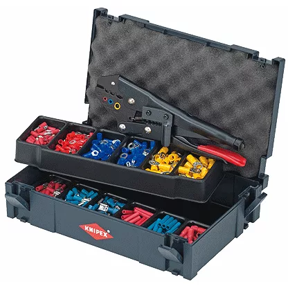 300pc. Crimp Asmt. for Cable Connectors w/Pliers 9700215A