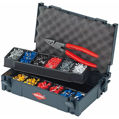950pc. Crimp Asmt. for End Sleeves (Ferrules) w/Pliers 9771180