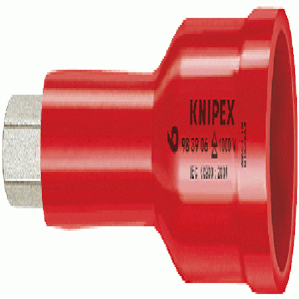 1/2" Square Drive Hexagon Socket, 1000V Insulated - 6mm