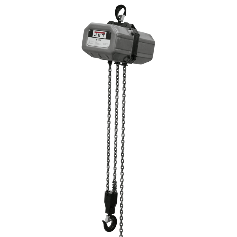 1SS-1C-10 1 Ton, 1 PH Electric Hoist with 10' Lift