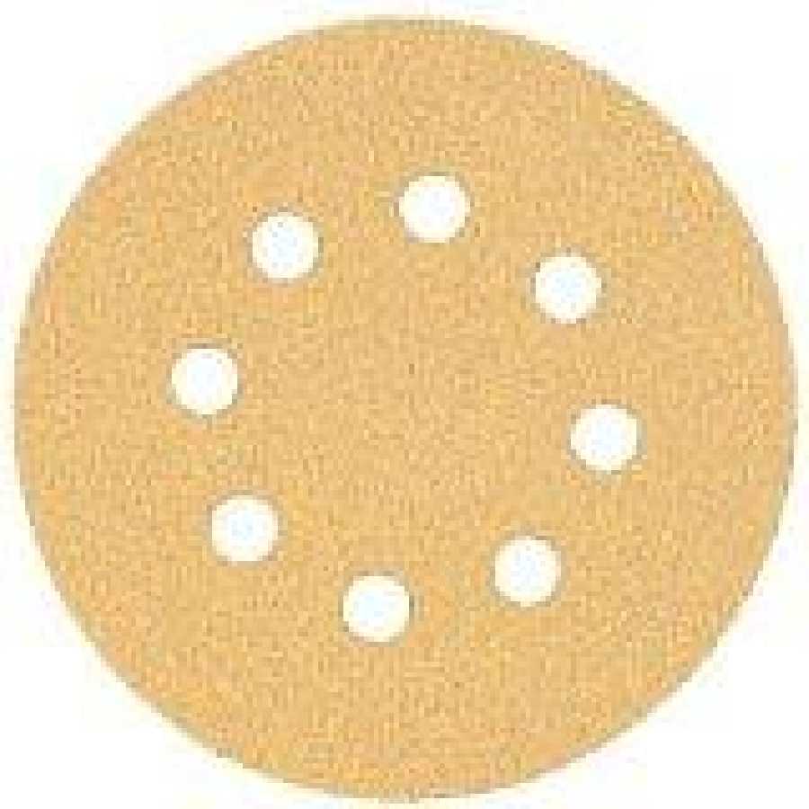 5" 8 Hole 150 Grit Hook and Loop Random Orbit Sandpaper (5 pack)