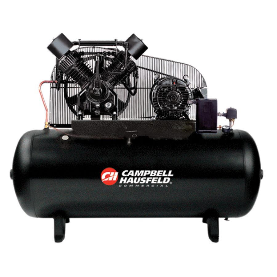 15HP 230V 3PH TX Magnetic Start Two-Stage Horizontal Air Compres