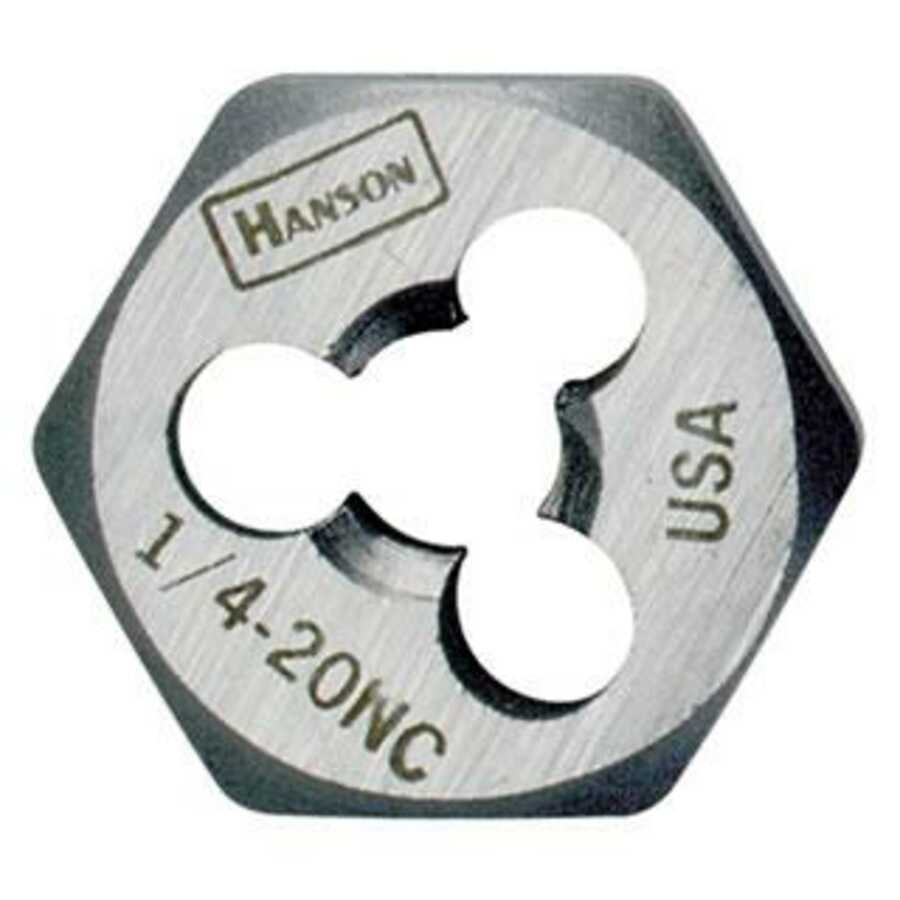 1-1/8" - 12 NF - Right-hand Re-threading Hexagon Fractional Die