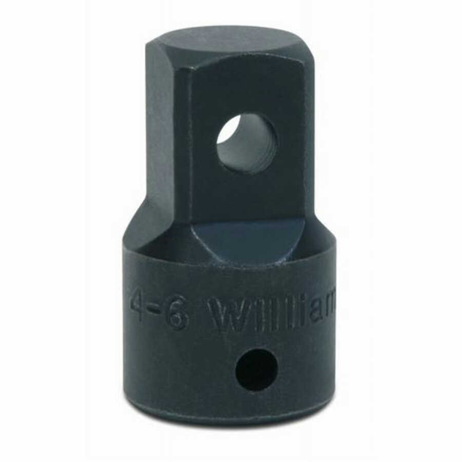 3/4"Drive-1/2"Drive Adaptor with Black Industrial Finish Williams®USA SH-131BF 