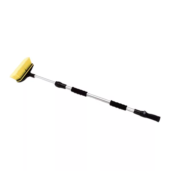 8" Wash Brush Heads with 43"-66" Flo-Thru Handles
