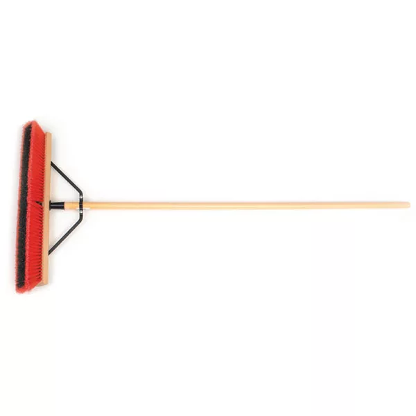 24" Push Broom with FlexSweep Connector, 60"x 1-1/8" Lacquered H