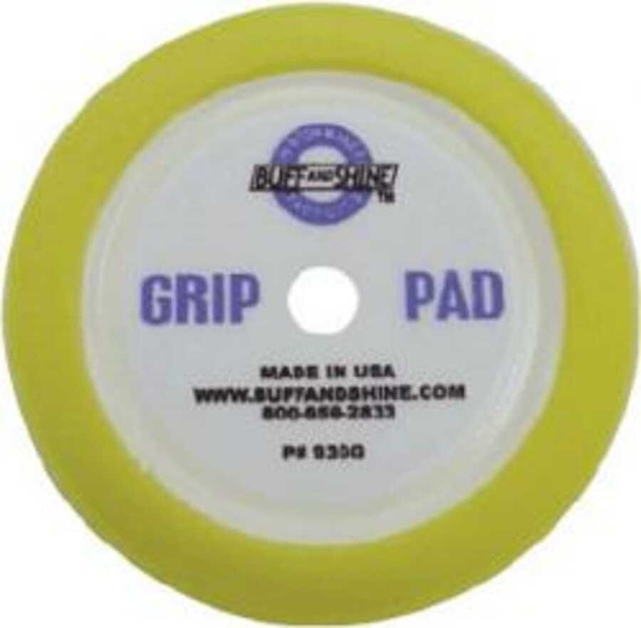 9"x1.5 Yellow Lt.Compounding/Polishing Grip Pad