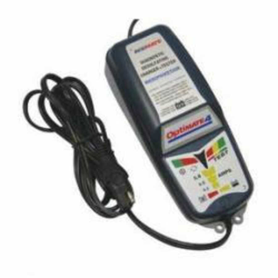 Tecmate Optimate 4 Desulfating Battery Charger Tester Maintainer Triumph BMW